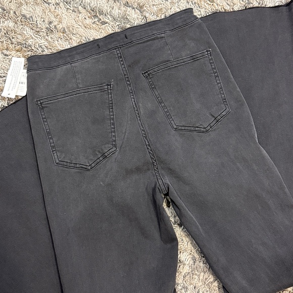 NWT Free People gray high rise flare  pants 28R OB826352 - Picture 11 of 13